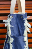 Bolsa Wallow Jeans com Alça de Couro Off White