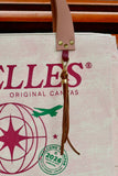 Bolsa Nuna Lilac com Alças de Couro Nude