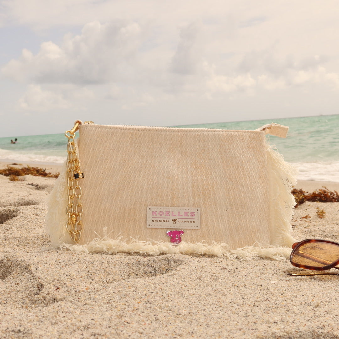 Necessaire Flat Bege