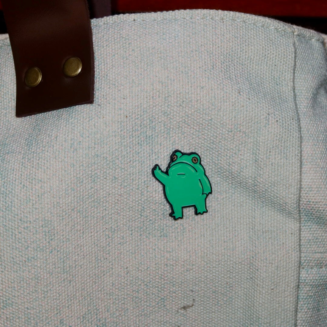 Bolsa Wallow Aqua com Alça de Couro Marrom Vinil