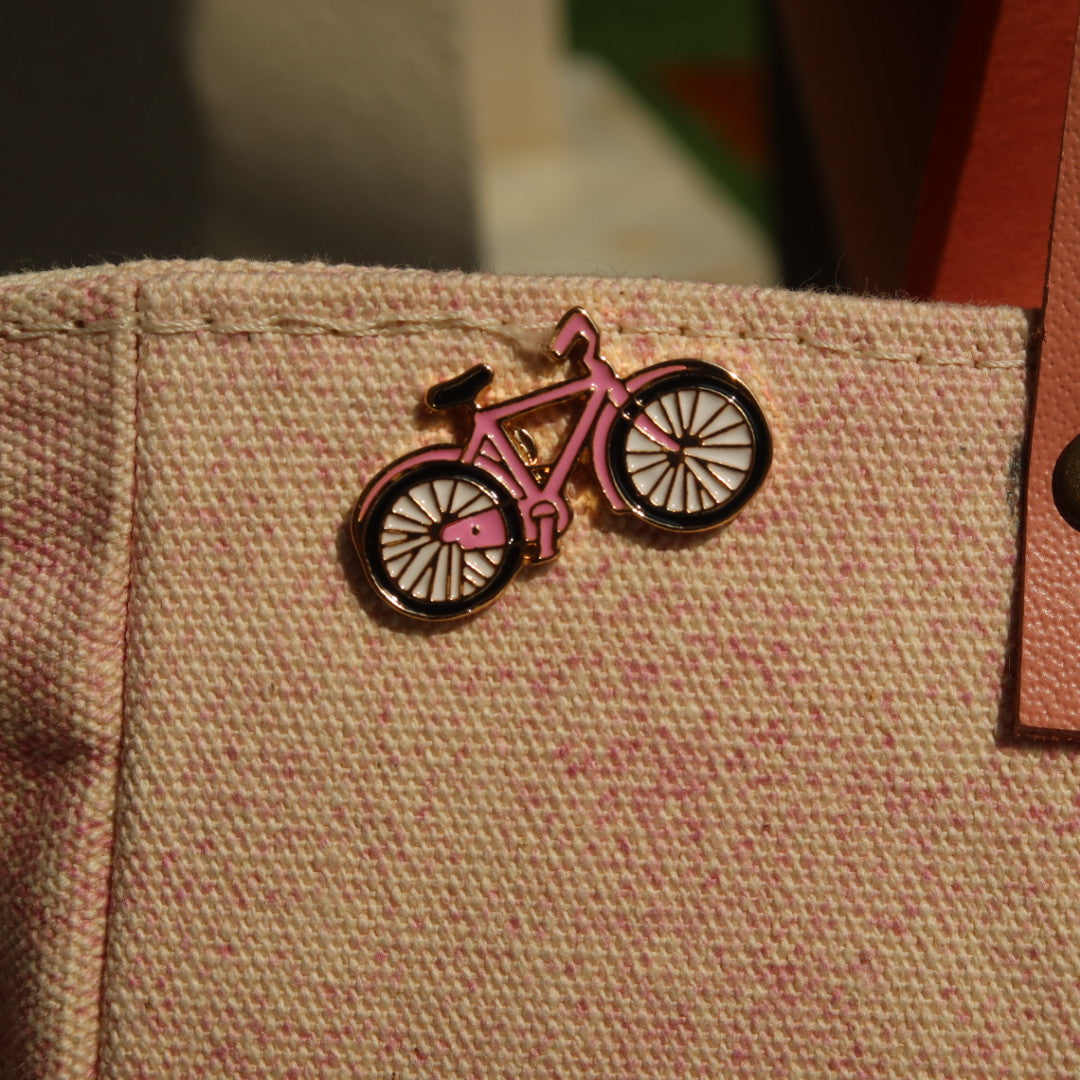 Bolsa Nuna Lilac com Alças de Couro Rosa Claro