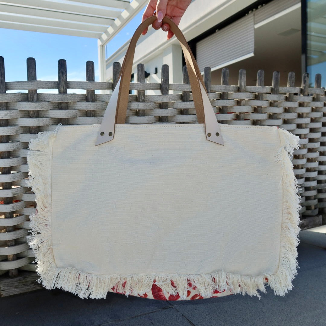 Bolsa Wallow Marilyn com Alça de Couro Off White
