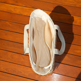 Bolsa Wallow Bege Gold Edition com Zíper