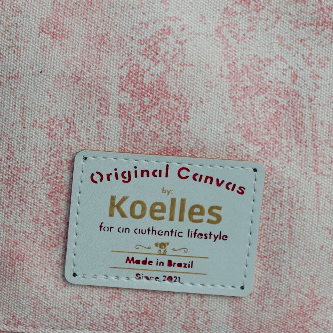 Bolsa Katrin Rosa com Alças de Corrente e Couro Rose Gold