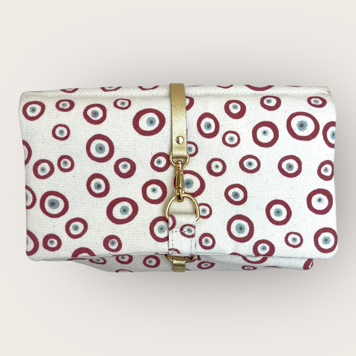 Necessaire Fita Good Vibes Vermelho