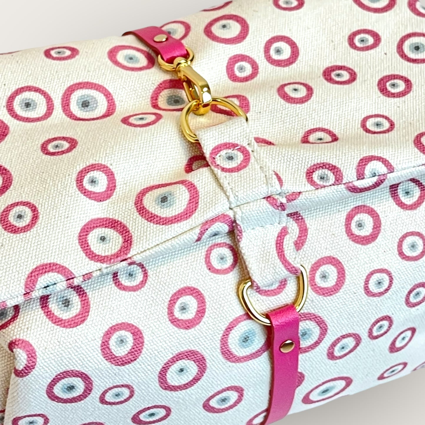 Necessaire Fita Good Vibes Rosa