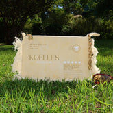 Necessaire Flat Amarela Estampada (Dourado e Branco)