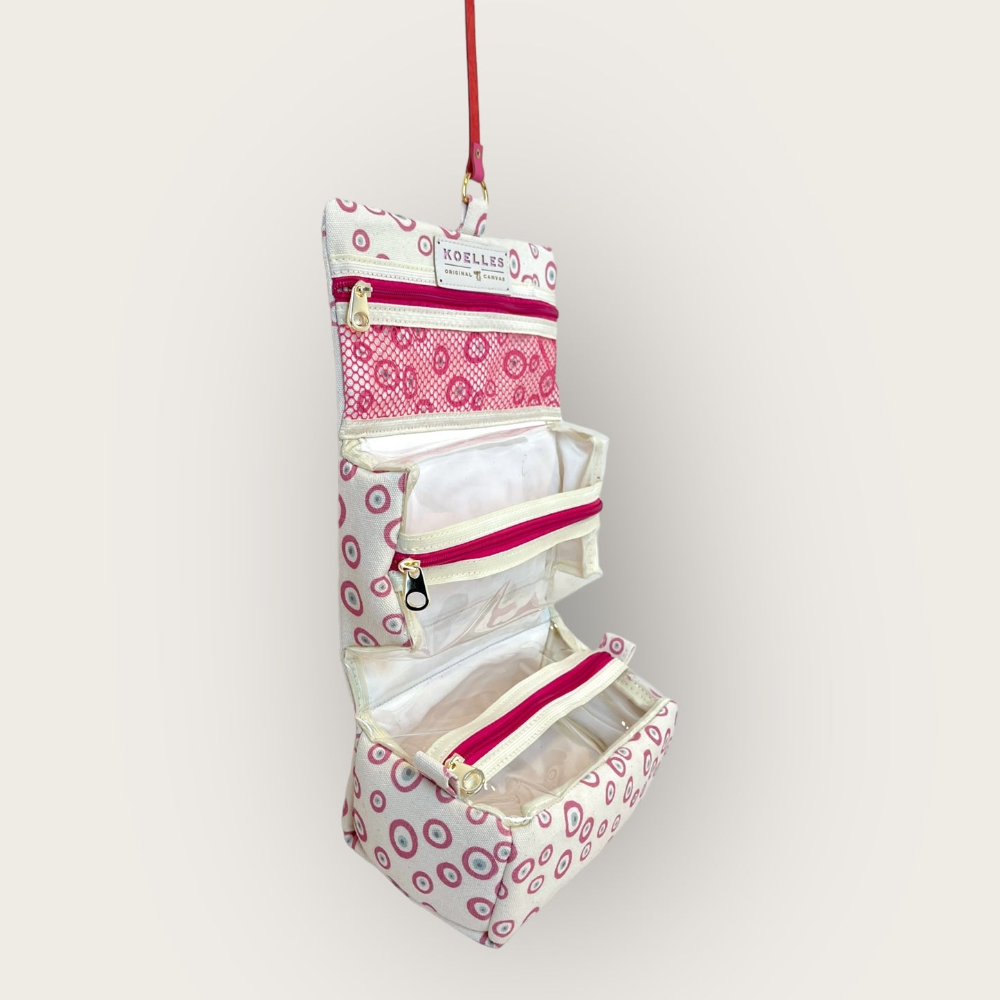 Necessaire Fita Good Vibes Rosa