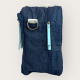Mala Jeans Escuro PET (interno olhinho azul)