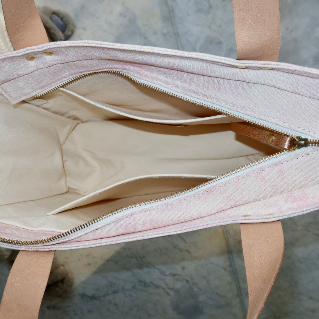 Bolsa Nuna Lilac com Alças de Couro Rose Gold