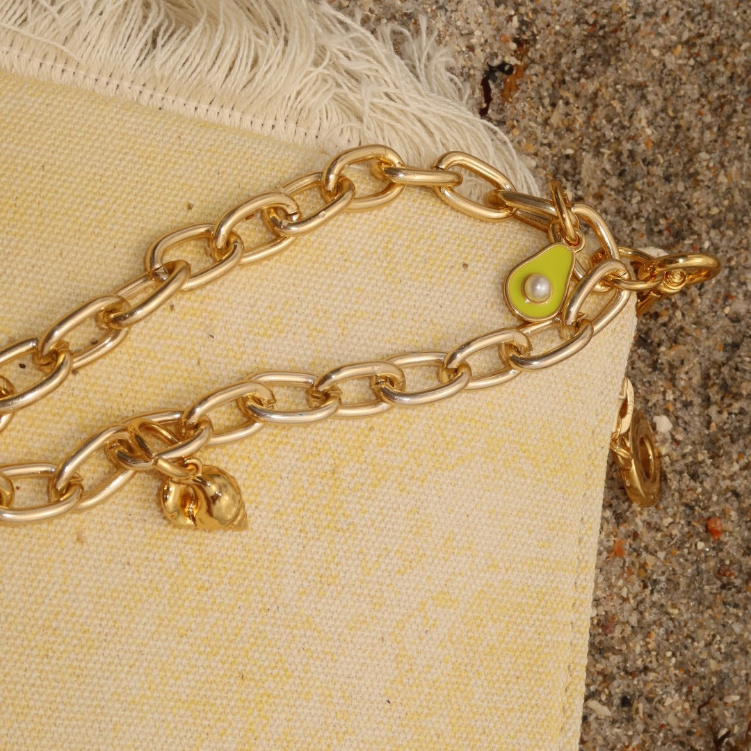 Necessaire Flat Amarela