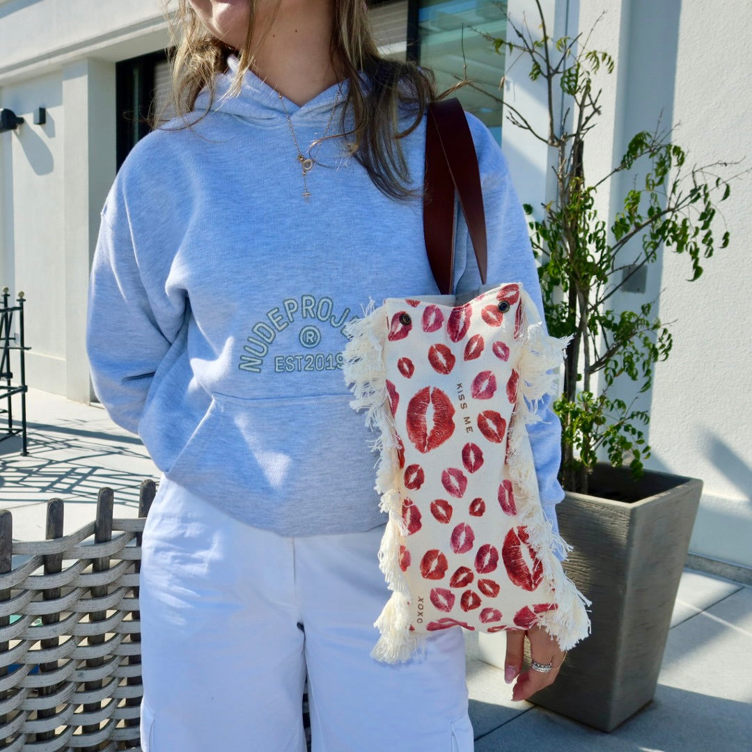 Bolsa Wallow Marilyn com Alça de Couro Marrom