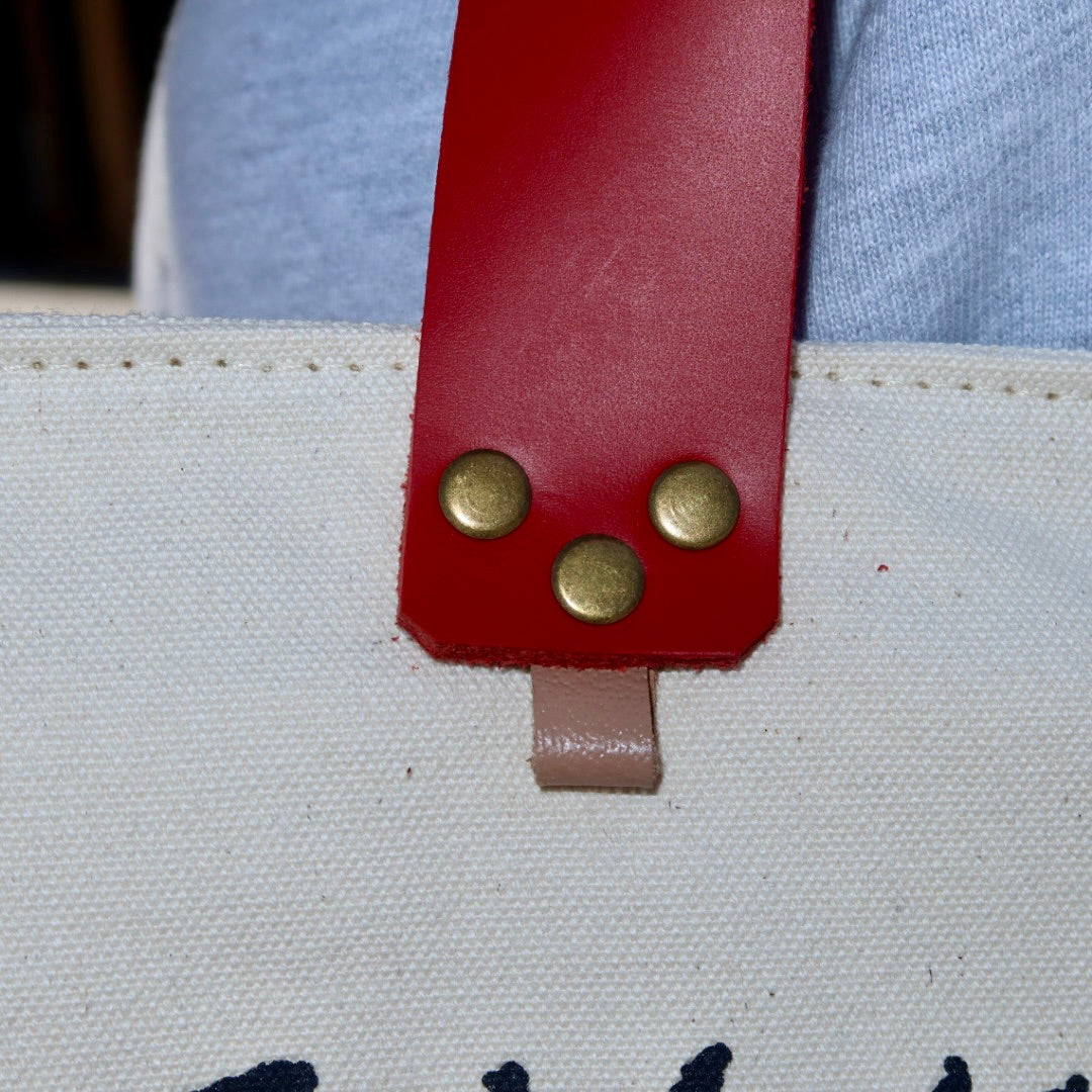 Bolsa Wallow Marilyn com Alça de Couro Vermelho com Zíper