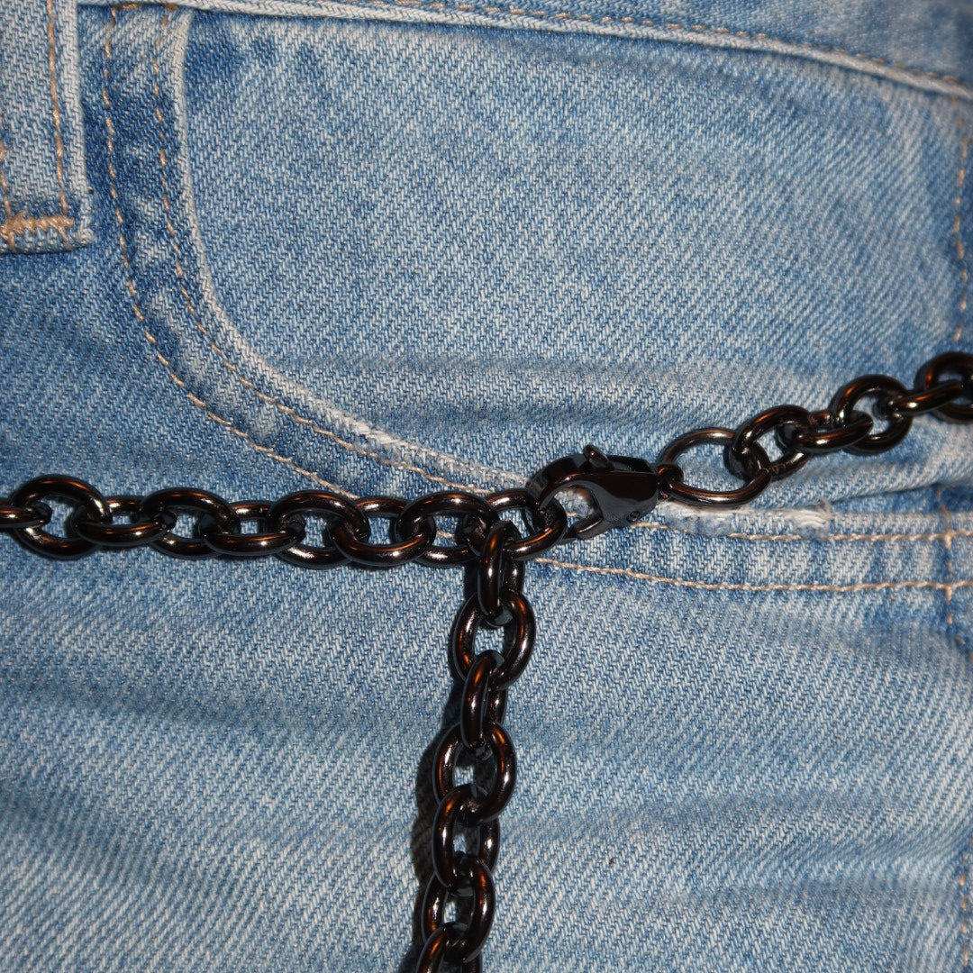 Cinto Búzio Prata Escuro