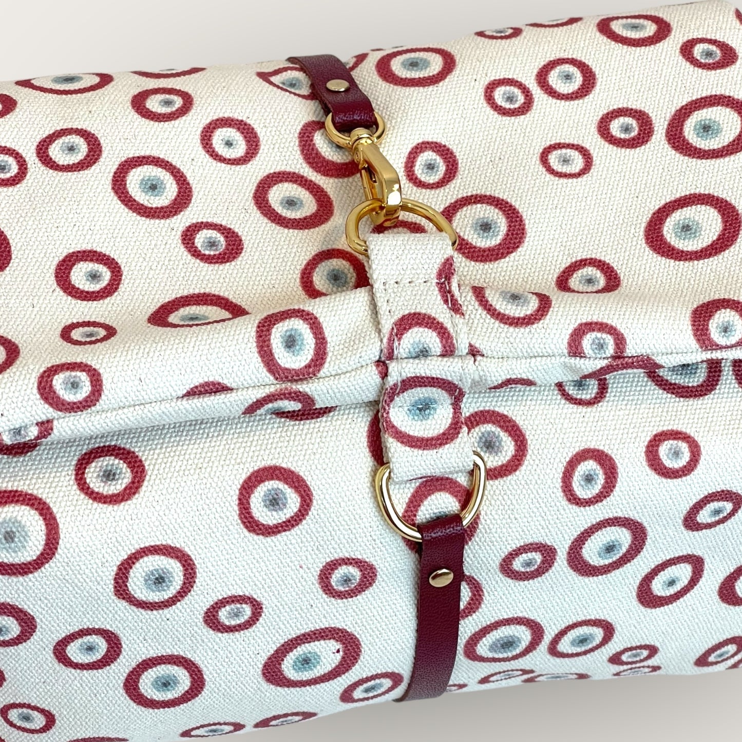 Necessaire Fita Good Vibes Vermelho
