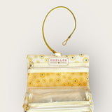 Necessaire Fita Good Vibes Amarelo