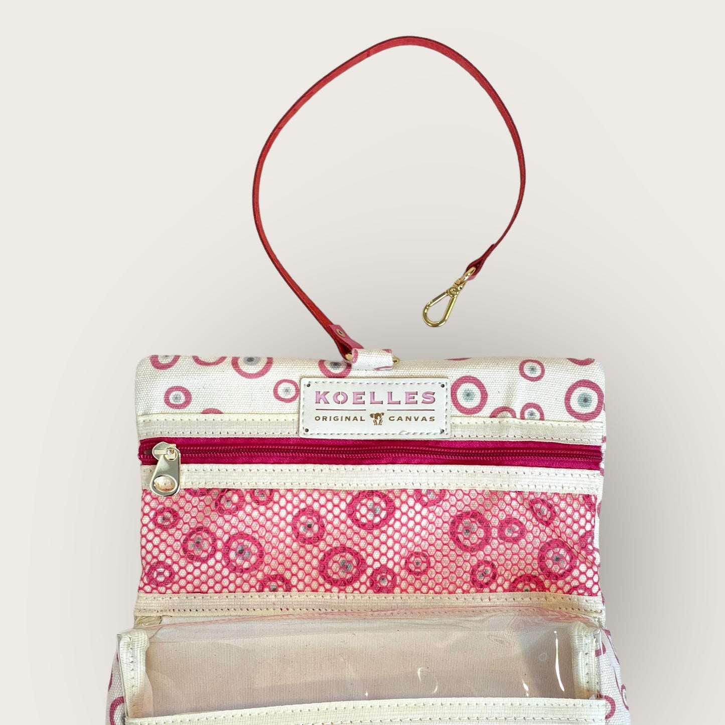 Necessaire Fita Good Vibes Rosa