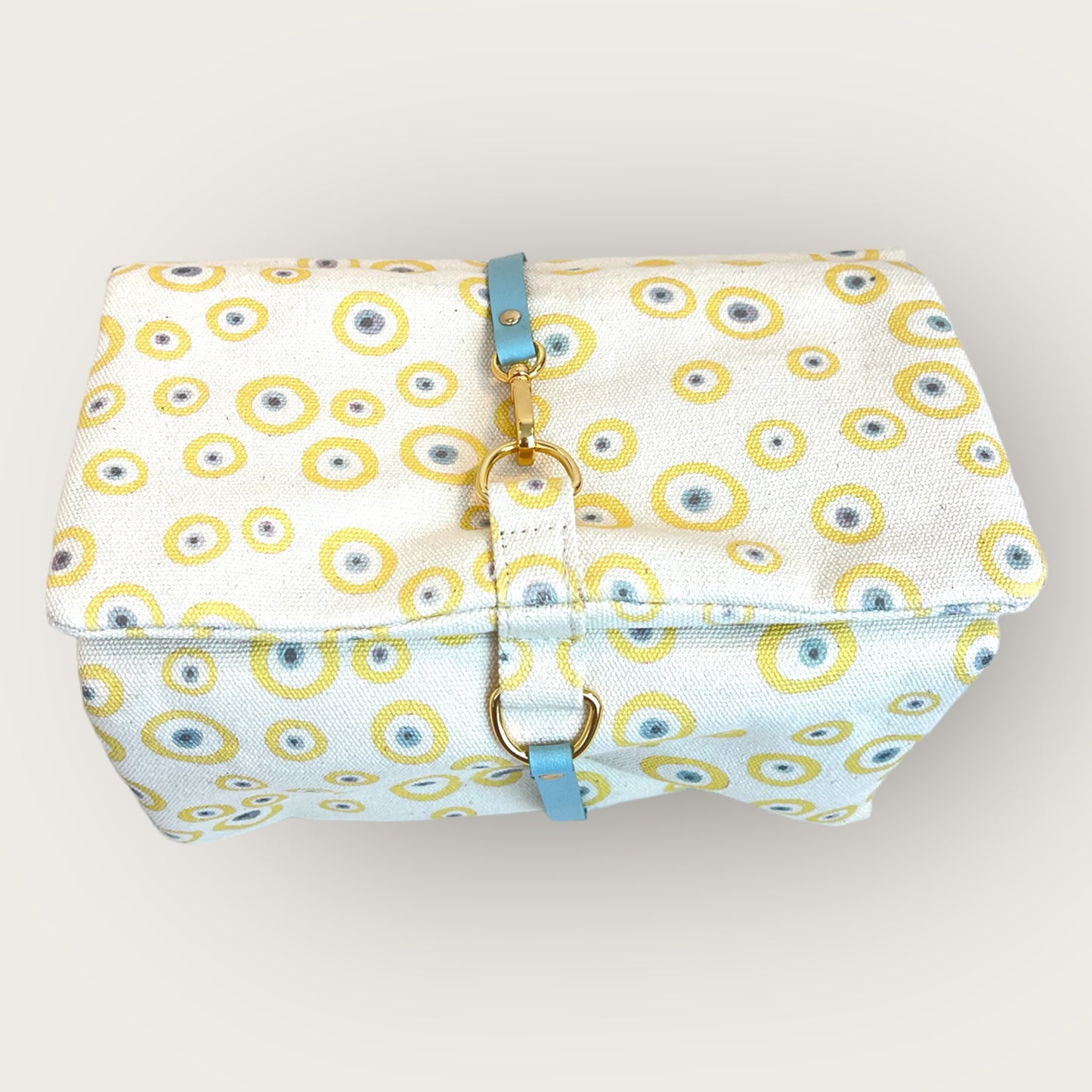 Necessaire Fita Good Vibes Amarelo