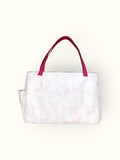 Bolsa Wallow Lilac com Alça de Couro Rosa