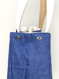 Bolsa Wallow Jeans com Alça de Couro Off White