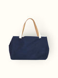 Bolsa Wallow Preta com Alça de Couro Off White