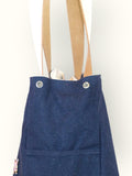 Bolsa Wallow Preta com Alça de Couro Off White