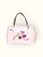 Bolsa Wallow Rosa com Alça de Couro Off White