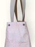 Bolsa Wallow Rosa com Alça de Couro Off White