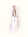 Bolsa Wallow Bege com Alça de Couro Off White
