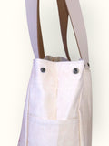 Bolsa Wallow Bege com Alça de Couro Off White