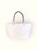 Bolsa Nuna Amarela com Alças de Couro Off White