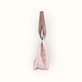 Bolsa Nuna Rosa com Alças de Couro Nude
