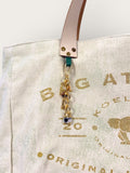 Bolsa Wallow Verde com Alça de Couro Off White