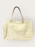 Bolsa Wallow Verde com Alça de Couro Off White