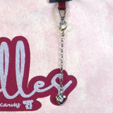 Bolsa Wallow Lilac com Alça de Couro Preto
