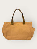 Bolsa Wallow Caramelo com Alça de Couro Marrom Café