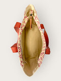 Bolsa Nuna Good Vibes Rosa com Alças de Couro Rosa Claro com Zíper