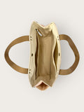 Bolsa Nuna Lilac com Alças de Couro Off White