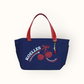 Bolsa Nuna Marinho com Alças de Couro Vermelha