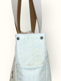 Bolsa Wallow Verde com Alça de Couro Off White