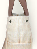 Bolsa Wallow Laranja com Alça de Couro Nude