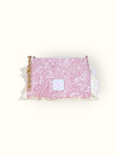 Necessaire Flat Arabesque Rosa