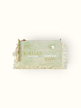 Necessaire Flat Verde Estampada (Dourado e Branco)