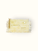 Necessaire Flat Amarela Estampada (Dourado e Branco)