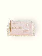 Necessaire Flat Lilac Estampada (Dourado e Branco)