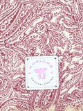 Necessaire Flat Arabesque Vinho