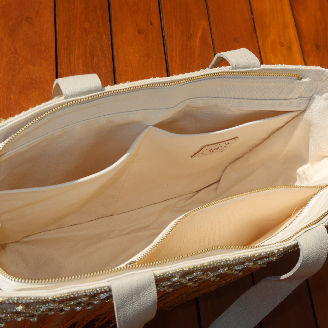 Bolsa Wallow Lilac Gold Edition com Zíper
