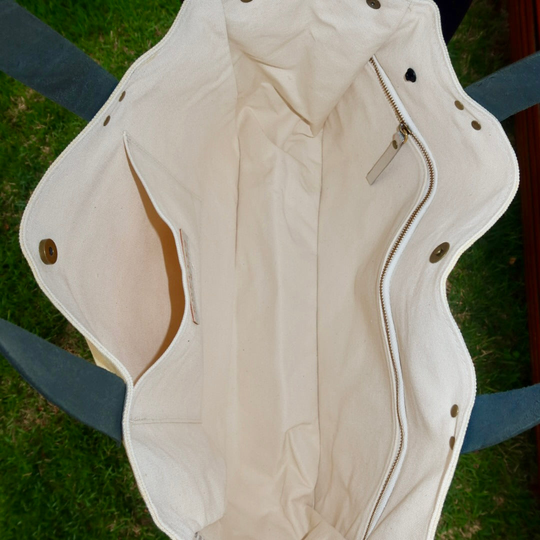 Bolsa Wallow Amarela com Alça de Couro Preto