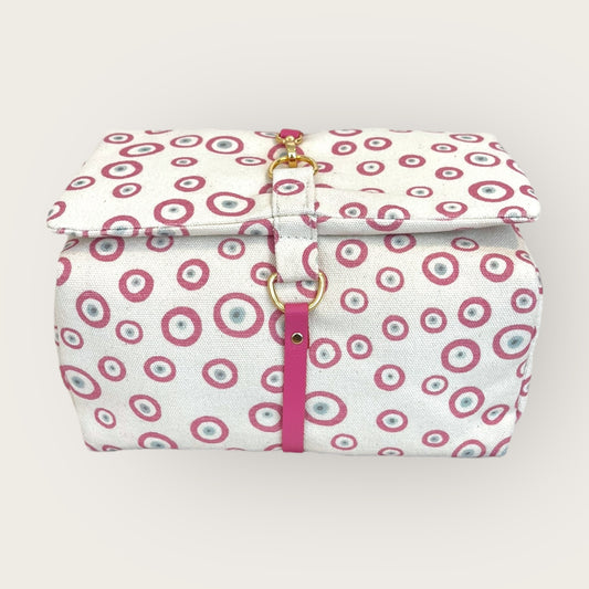 Necessaire Fita Good Vibes Rosa