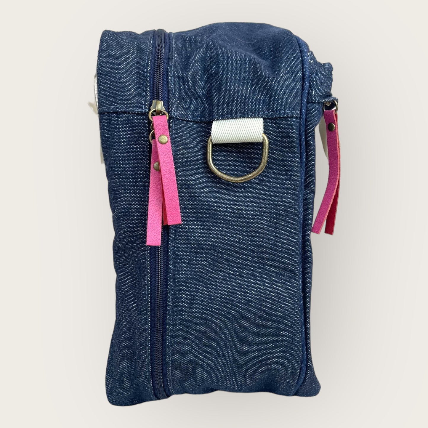 Mala Jeans Escuro PET (interno olhinho azul)
